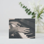 Geweldige Piano Briefkaart (Staand voorkant)