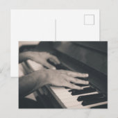Geweldige Piano Briefkaart (Voorkant / Achterkant)