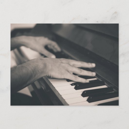 Geweldige Piano Briefkaart (Voorkant)