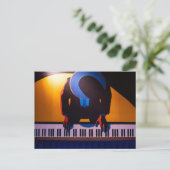 Geweldige Piano Briefkaart (Staand voorkant)