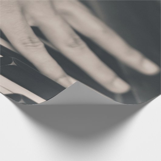 Geweldige piano cadeaupapier (Hoek)