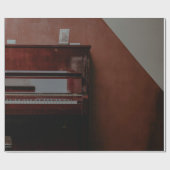 Geweldige piano cadeaupapier (Vlak)