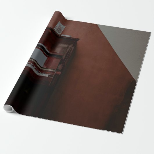 Geweldige piano cadeaupapier (Uitgerold)