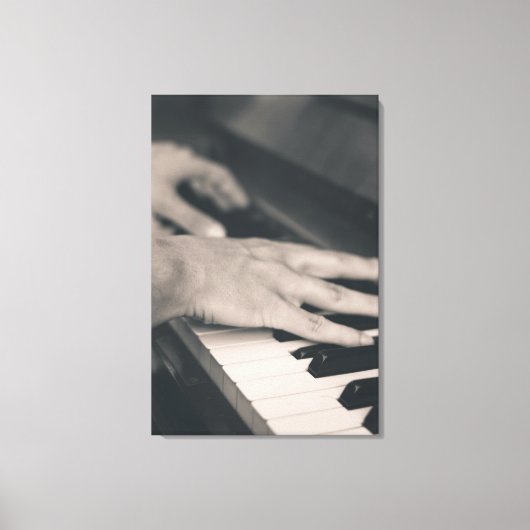 Geweldige piano canvas afdruk (Voorkant)