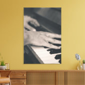 Geweldige piano canvas afdruk (Insitu (Woonkamer))