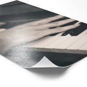 Geweldige piano foto afdruk (Hoek)