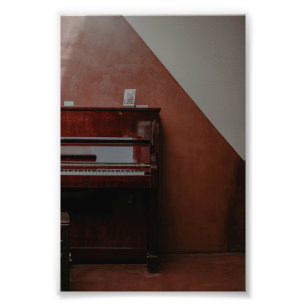 Geweldige piano foto afdruk