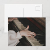 Geweldige piano kunst briefkaart (Voorkant / Achterkant)