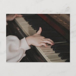 Geweldige piano kunst briefkaart