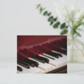 Geweldige Piano Kunst Briefkaart (Staand voorkant)