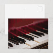 Geweldige Piano Kunst Briefkaart (Voorkant / Achterkant)