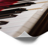 Geweldige Piano Kunst Poster (Hoek)