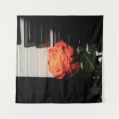Geweldige Piano Kunst Wandkleed (Voorkant (horizontaal))