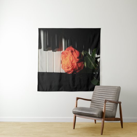 Geweldige Piano Kunst Wandkleed (In Situ (horizontaal))