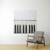 Geweldige piano kunst wandkleed (In Situ (horizontaal))