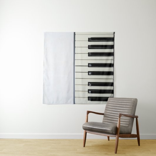 Geweldige piano kunst wandkleed (In situ)