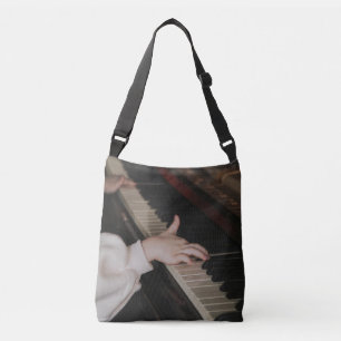 Geweldige Piano-kunstwerk Crossbody Tas