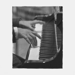 Geweldige Piano-kunstwerk Fleece Deken