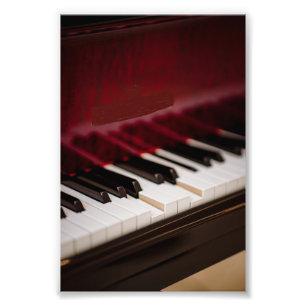 Geweldige Piano-kunstwerk Foto Afdruk
