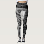 Geweldige Piano-kunstwerk Leggings (Voorkant)