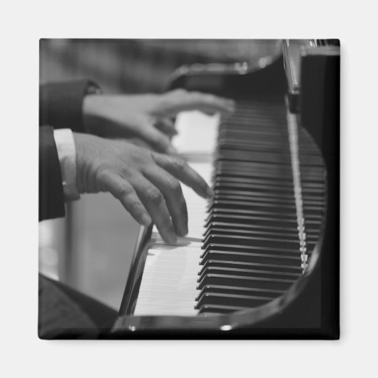 Geweldige Piano-kunstwerk Magneet (Voorkant)