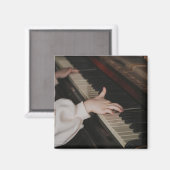 Geweldige Piano-kunstwerk Magneet (Voorkant / Achterkant)