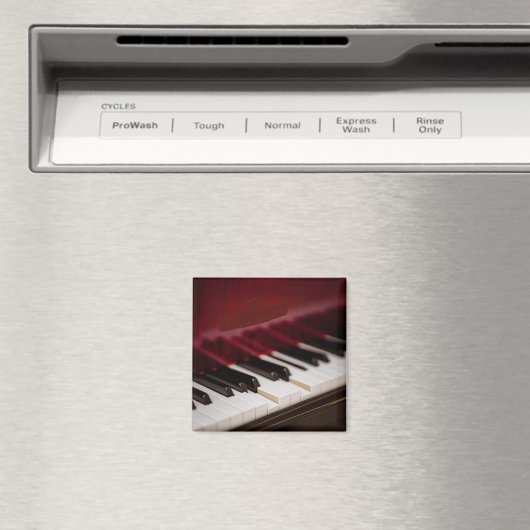 Geweldige Piano-kunstwerk Magneet (Insitu (Vaatwasser))
