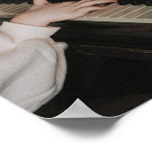 Geweldige Piano-kunstwerk Poster (Hoek)