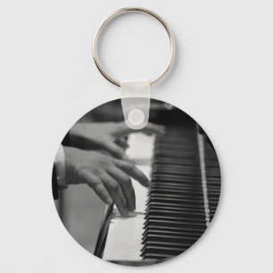 Geweldige Piano-kunstwerk Sleutelhanger