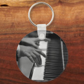 Geweldige Piano-kunstwerk Sleutelhanger (Voorkant)