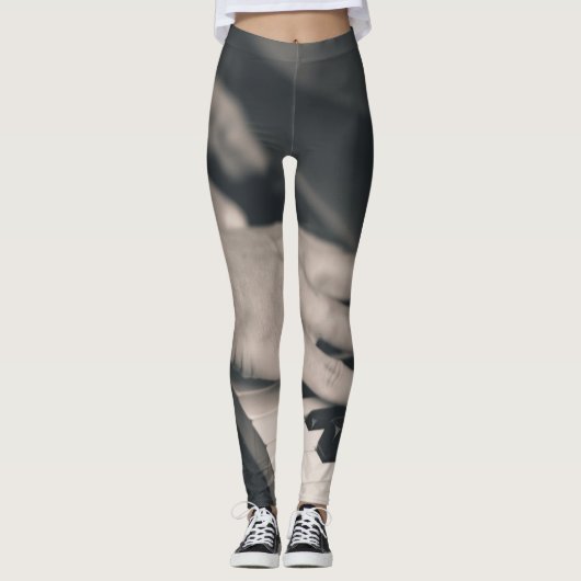Geweldige piano leggings (Voorkant)