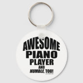 Geweldige Piano Player Sleutelhanger (Voorkant)
