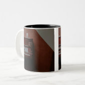 Geweldige piano tweekleurige koffiemok (Voorkant links)