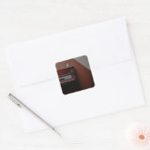 Geweldige piano vierkante sticker (Envelop)