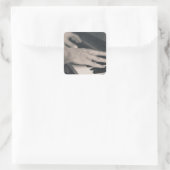 Geweldige piano vierkante sticker (Tas)