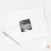 Geweldige piano vierkante sticker (Envelop)