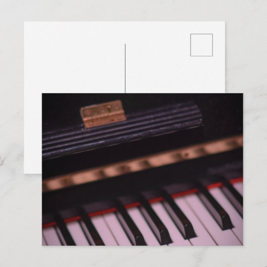 Geweldige Pianodesign Briefkaart (Voorkant / Achterkant)