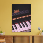 Geweldige Pianodesign Canvas Afdruk (Insitu (Woonkamer))