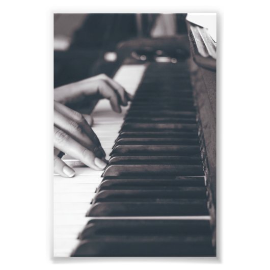 Geweldige Pianodesign Foto Afdruk (Voorkant)