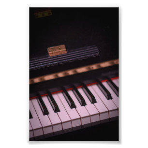 Geweldige Pianodesign Foto Afdruk