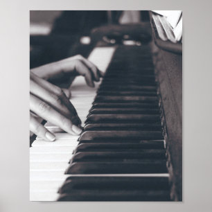 Geweldige Pianodesign Poster
