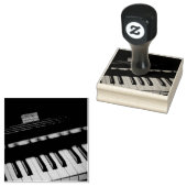 Geweldige Pianodesign Rubberstempel (Gestempeld)