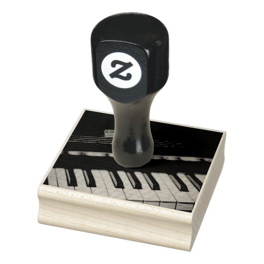 Geweldige Pianodesign Rubberstempel (Stempel)