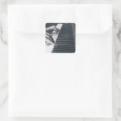 Geweldige Pianodesign Vierkante Sticker (Tas)