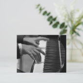 Geweldige pianokunst briefkaart (Staand voorkant)