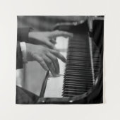 Geweldige pianokunst wandkleed (Voorkant)