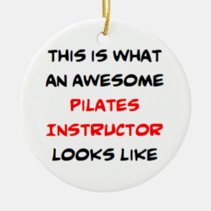 geweldige piloot-instructeur keramisch ornament