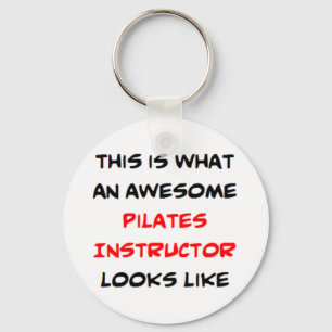 geweldige piloot-instructeur sleutelhanger