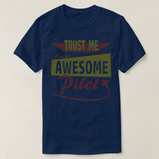 Geweldige piloot t-shirt (Design voorkant)