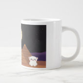 Geweldige piramides  grote koffiekop (Rechts)